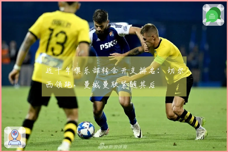 近十年俱乐部转会开支排名：切尔西领跑，曼城曼联紧随其后